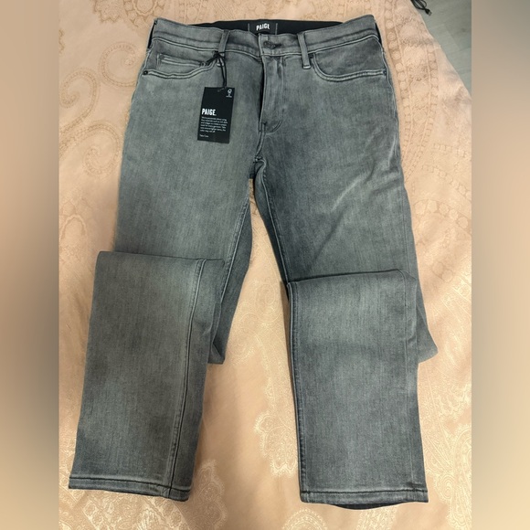 PAIGE Men's Charcoal Slim Jeans - Picture 5 of 7